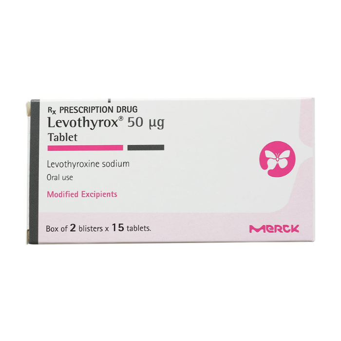 Levothyrox 50 Merck (Hộp 2 vỉ x 15 viên)