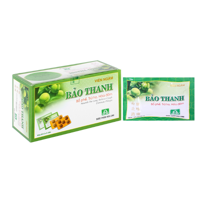 Kẹo Ngậm Bảo Thanh Hoa Linh Xanh (H/100V)