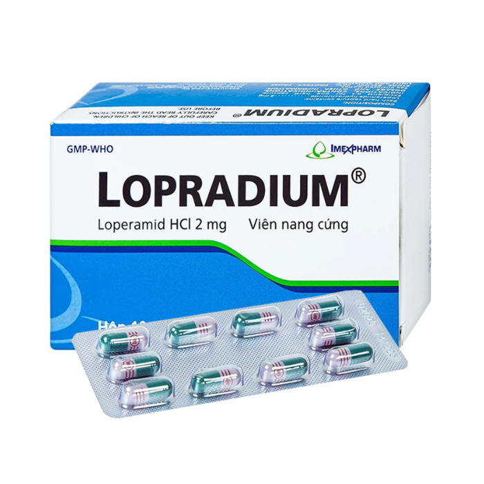 Lopradium Loperamide 2mg Imexpharm (H/100V)