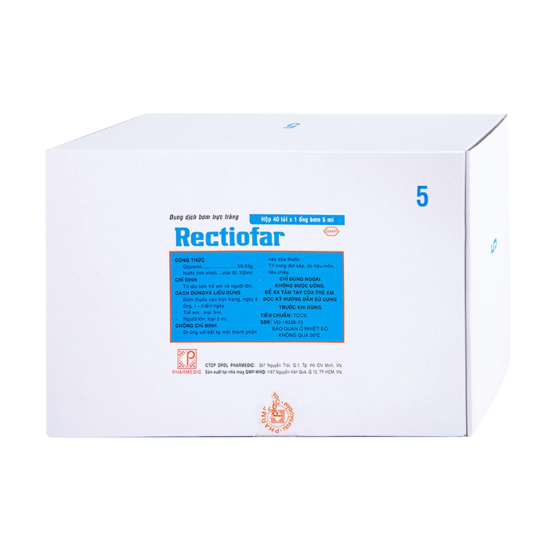 Rectiofar 5ml Pharmedic (H/40A)