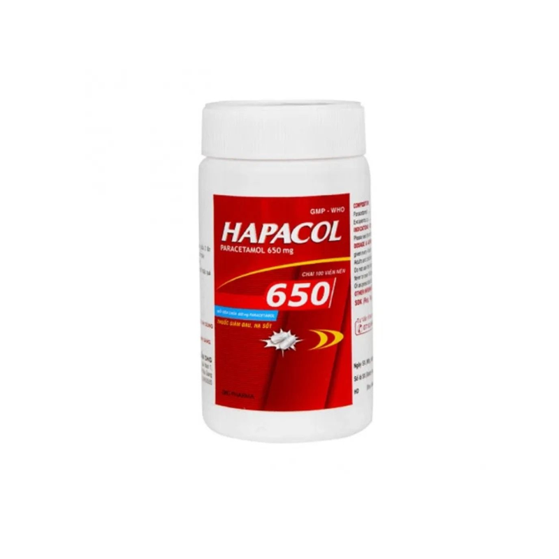 Hapacol 650 DHG (C/100v)