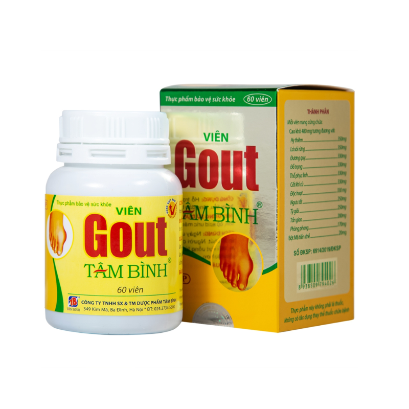 Viên Gout Tâm Bình (H/60v)