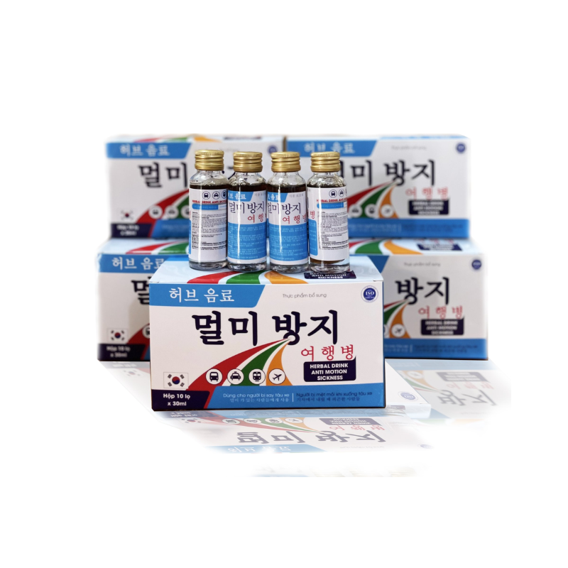 Nước Uống Say Tàu Xe Anti Motion Sickness Á châu (H/10 chai)