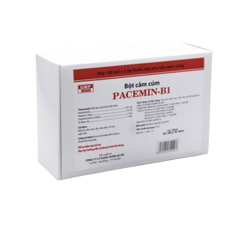 Bột cảm cúm Pacemin B1 (H/30gói)