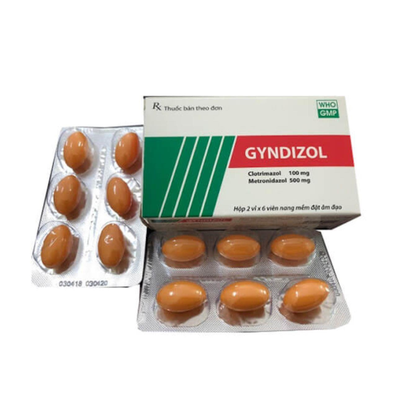Viên đặt Gyndizol Hataphar (H/12v)