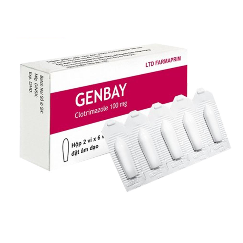 Viên đặt âm đạo Genbay Farmaprim (H/12v)