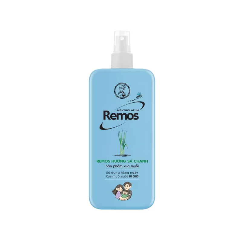 Xịt Remos hương Sả Chanh(C/150ml)