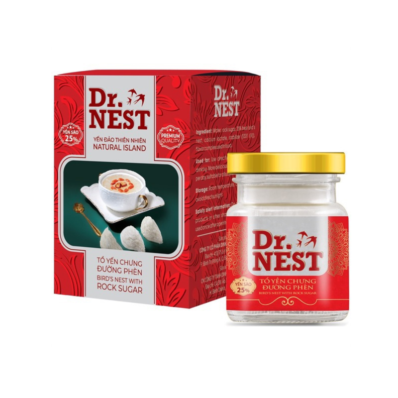 Yến Sào Đường Phèn Dr.Nest 25% (Hũ 70ml)