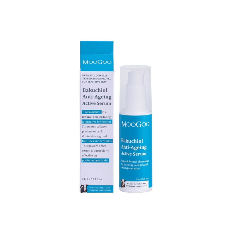 Serum bakuchiol (1% w/v) ngừa lão hóa Moogoo 25ml