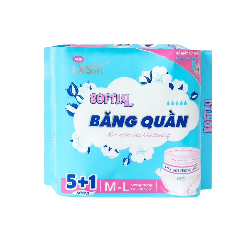 BVS LXSoft Softly ban đêm dạng quần 5+1M
