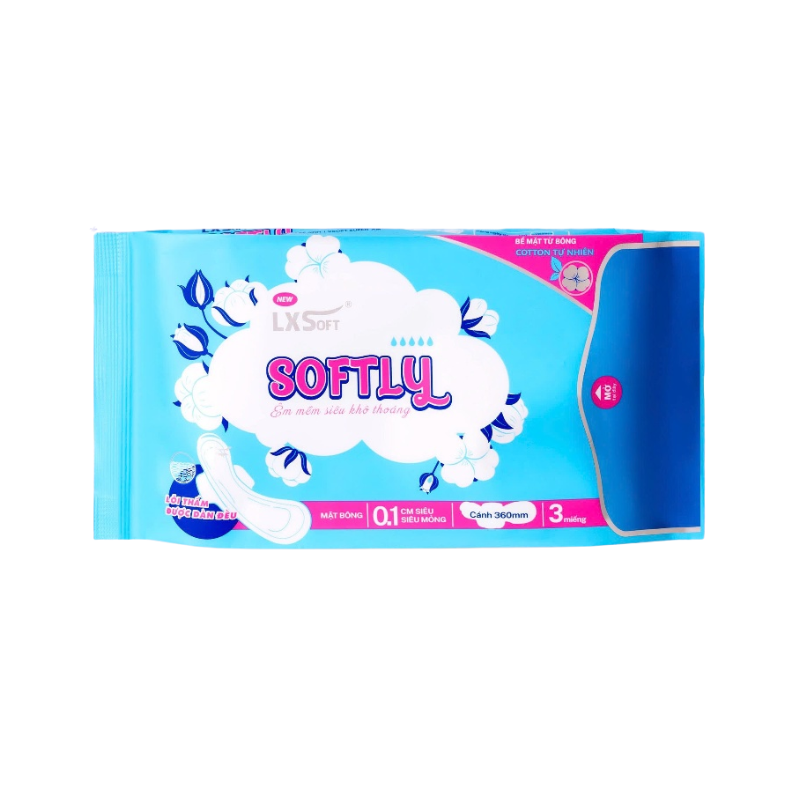 BVS LXSoft Softly ban đêm có cánh 360mm (Gói 3M)