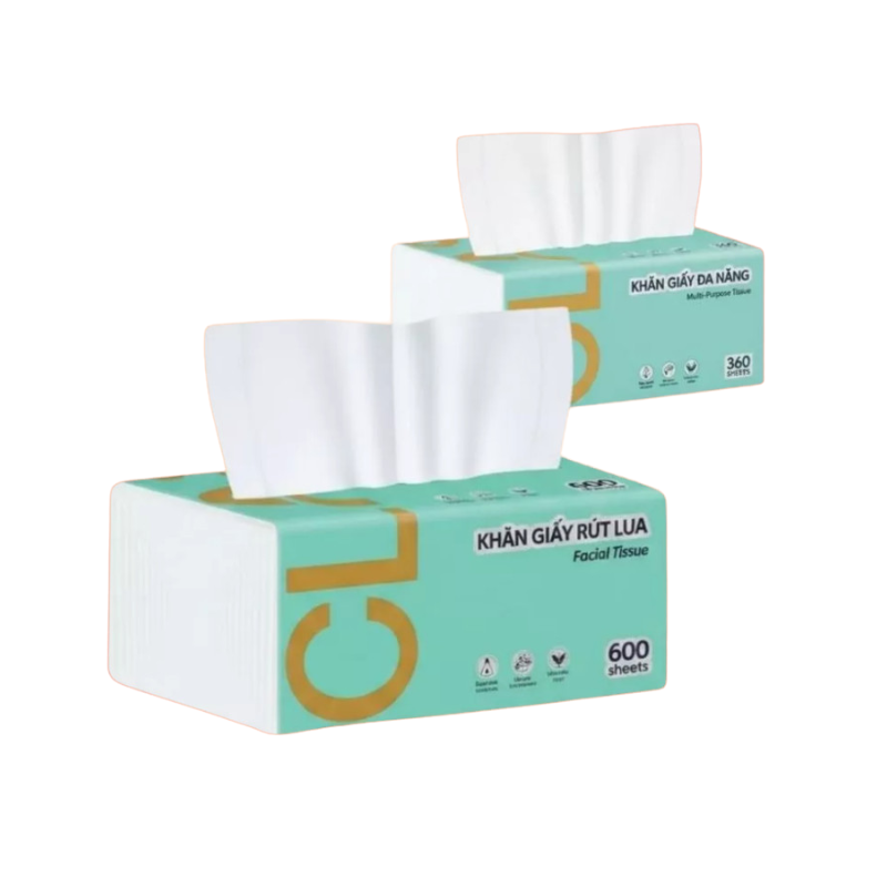 Khăn giấy rút CLASI 4 lớp 360 tờ