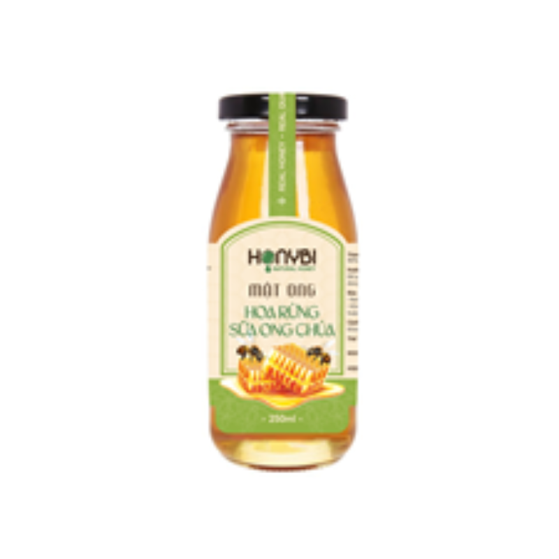 Mật Ong Hoa Rừng Sữa  Ong Chúa Honybi 250ml
