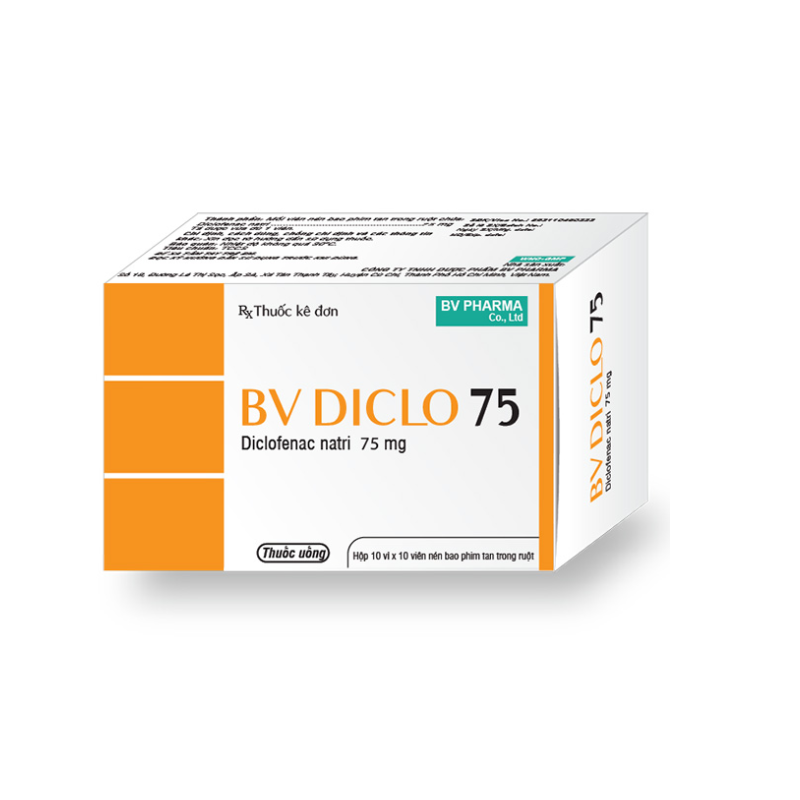 BV Diclo 75mg Diclofenac (H/100v)