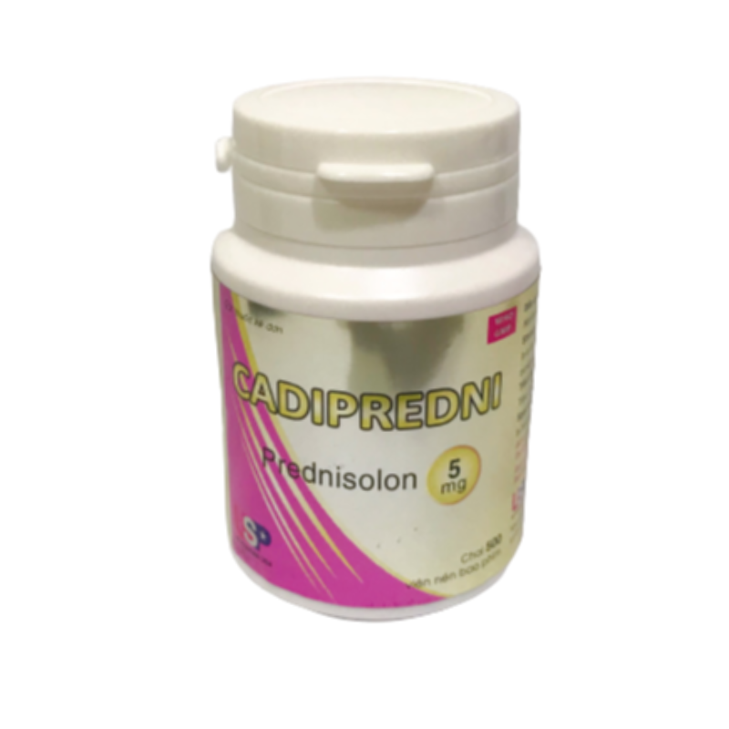 Cadipredni 5mg USP (C/500v)