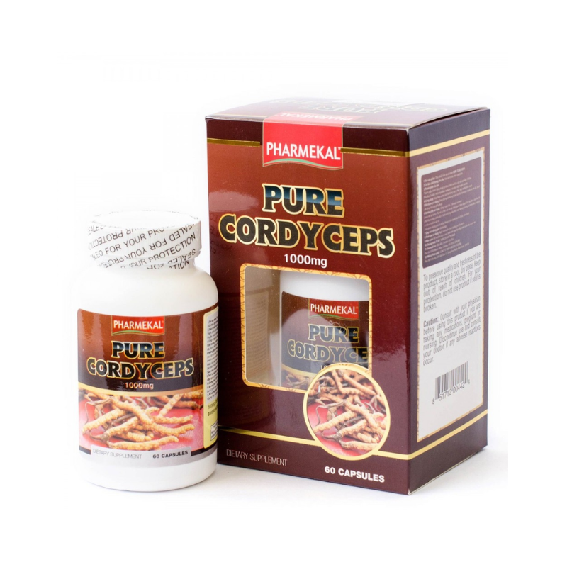 Pure Cordyceps 1000mg Pharmekal  (H/60v)