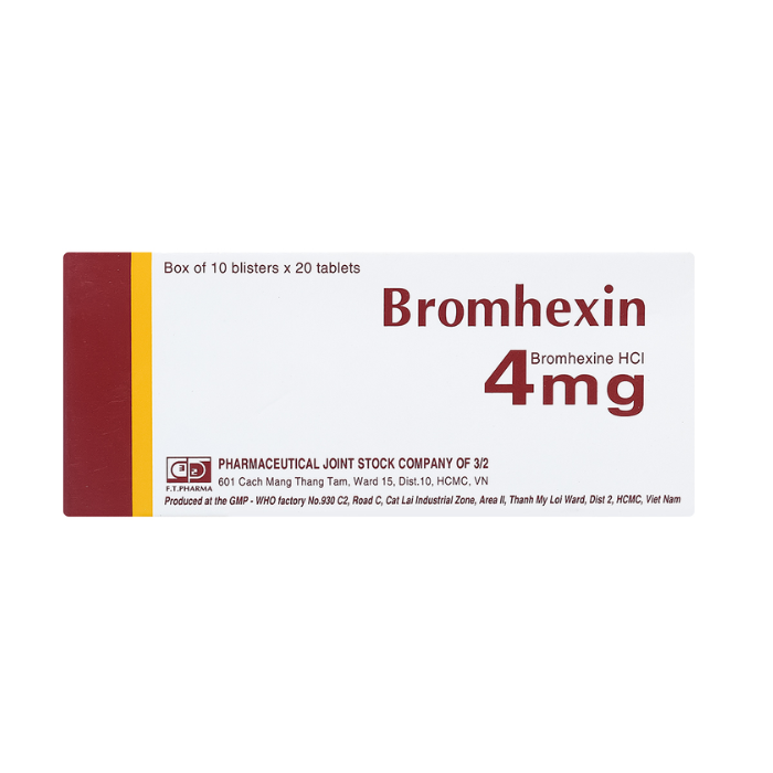 Bromhexin 4mg DP 3/2 (H/200V)