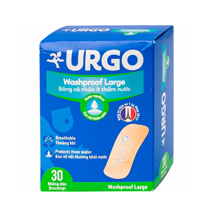 BCN Urgo Washproof Large (3.8 x 7.2cm) (H/30M)