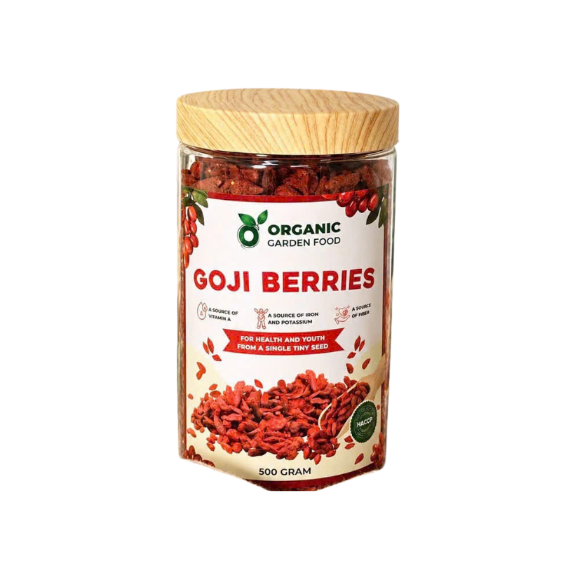 Hạt Kỷ Tử Organic Garden Food (Hũ 500gr)