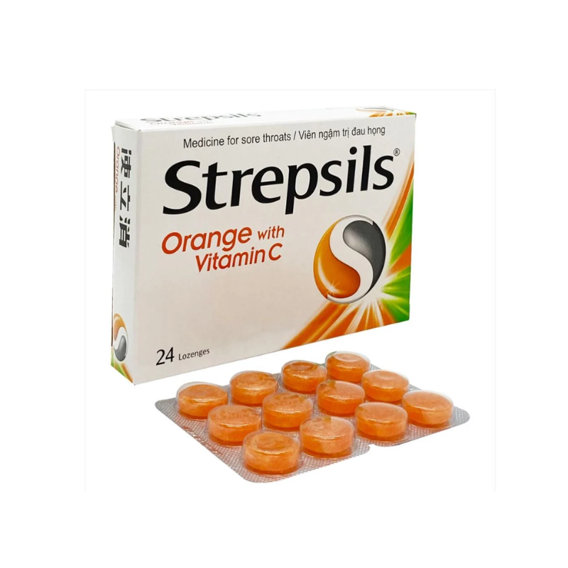 Strepsils Orange with Vitamin C (H/24v)