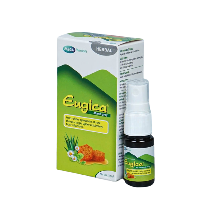 Xịt Họng Eugica Mega (C/10ML)