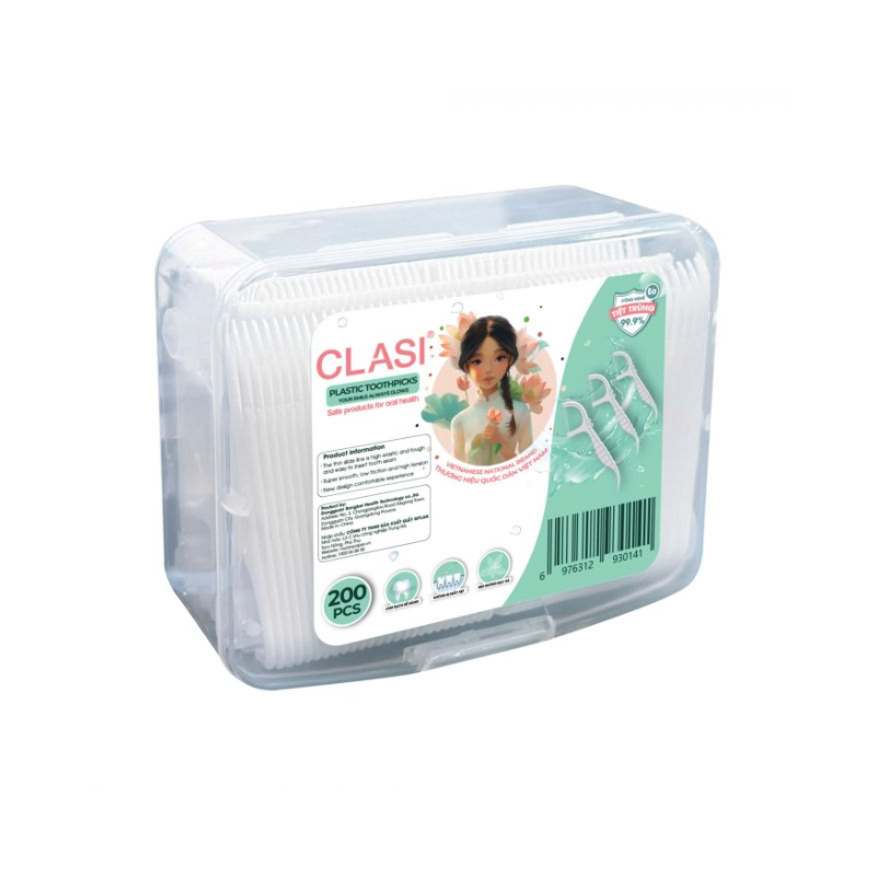 Tăm xỉa răng CLASI (200 cái/hộp)