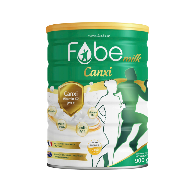 Sữa Fobe Milk Canxi 900gr