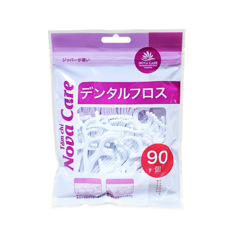 Tăm Chỉ Nha Khoa Novacare (Gói 90 cây)