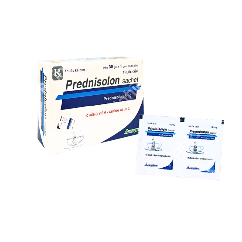 Prednisolon Sachet 5mg Vacopharm (H/30gói)