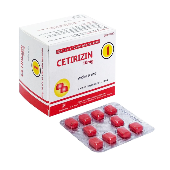 Cetirizin 10mg Donaipharm (H/100V)