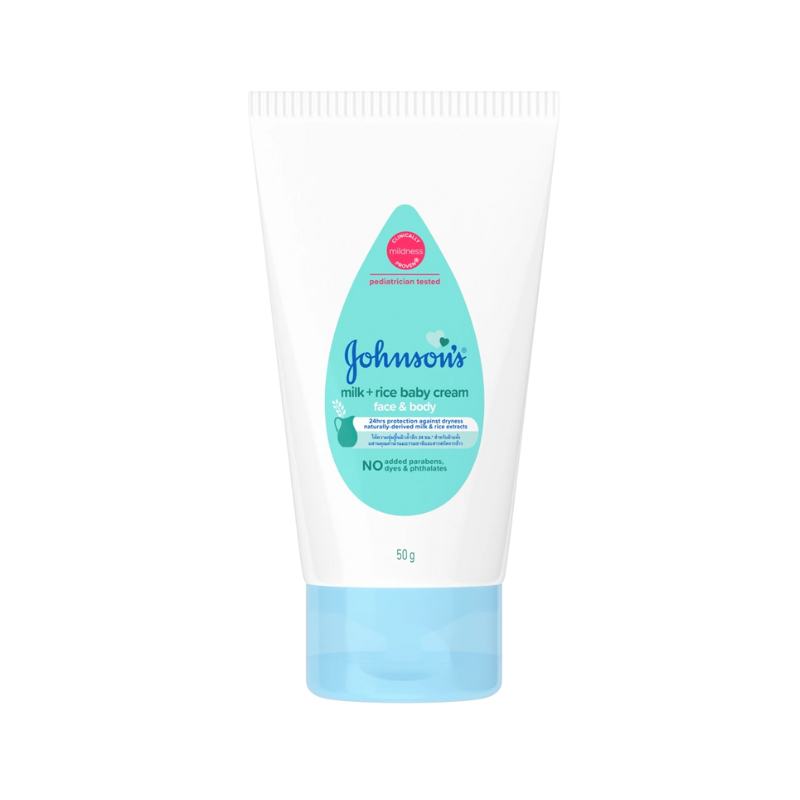 Kem Dưỡng Da Johnson Baby Milk & Rice Baby Cream 50gr