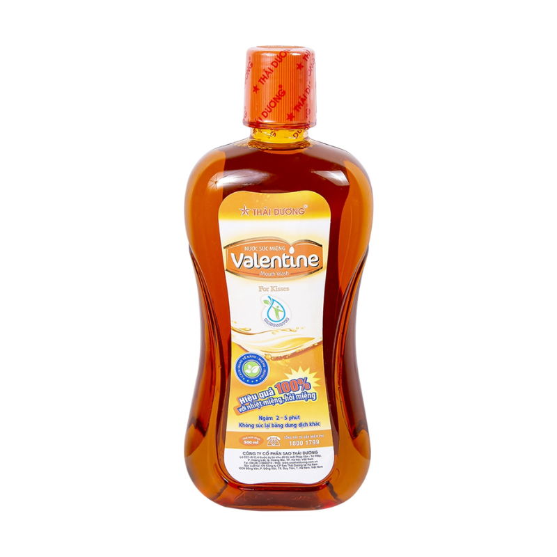 Nước súc miệng Valentine Thái Dương (C/500ML) (Chai)