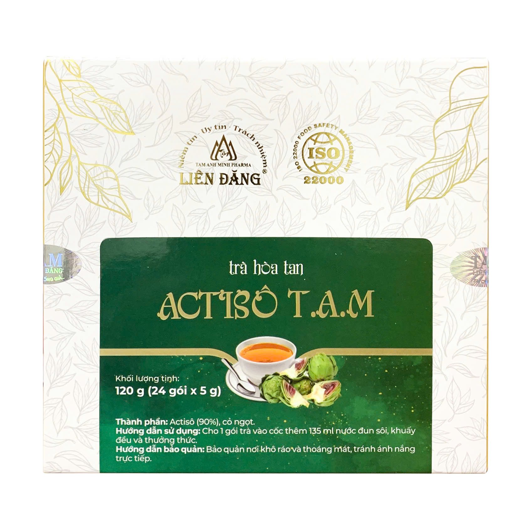 Trà hòa tan Actiso T.A.M (H/24 gói)