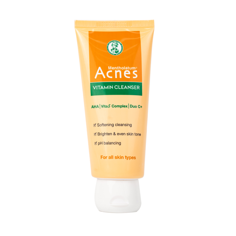 Kem Rửa Mặt Acnes Vitamin Cleanser Rohto (T/100gr)