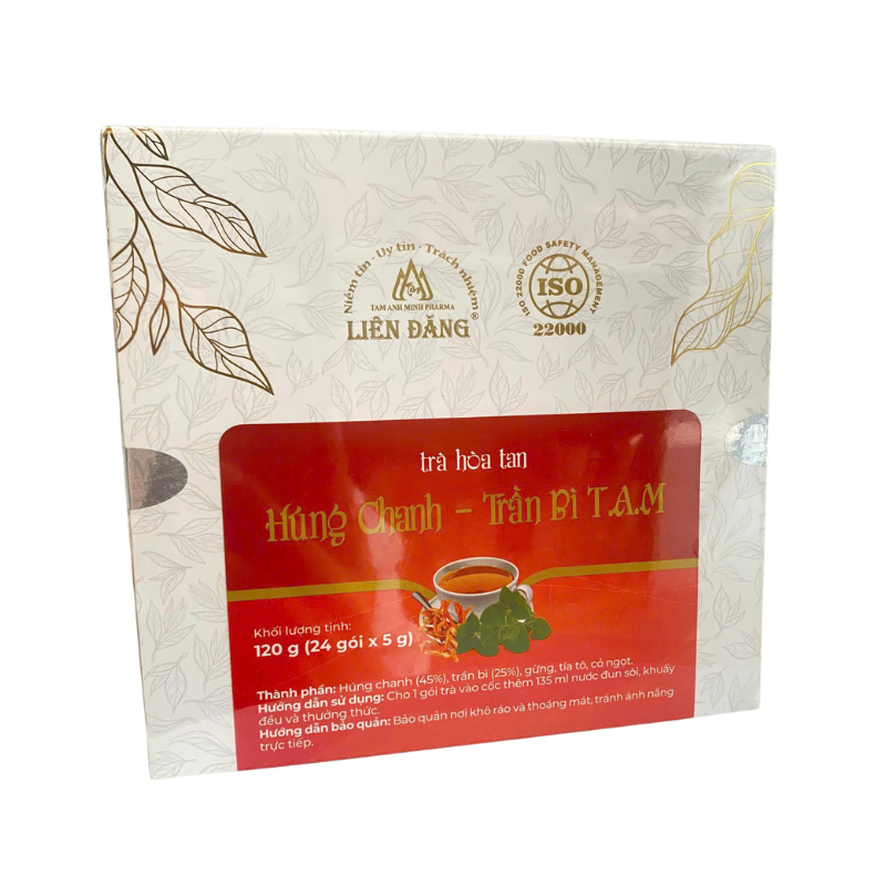 Trà hòa tan Húng Chanh T.A.M 24(gói)