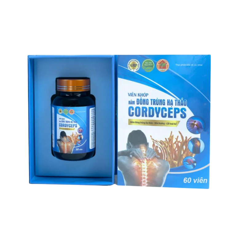 Viên Khớp Nấm Đông Trùng Hạ Thảo Cordyceps (H/30v)
