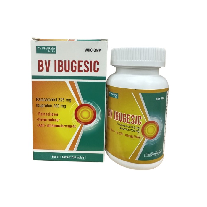 BV Ibugesic (Para 325 + Ibu 200) (C/200v)