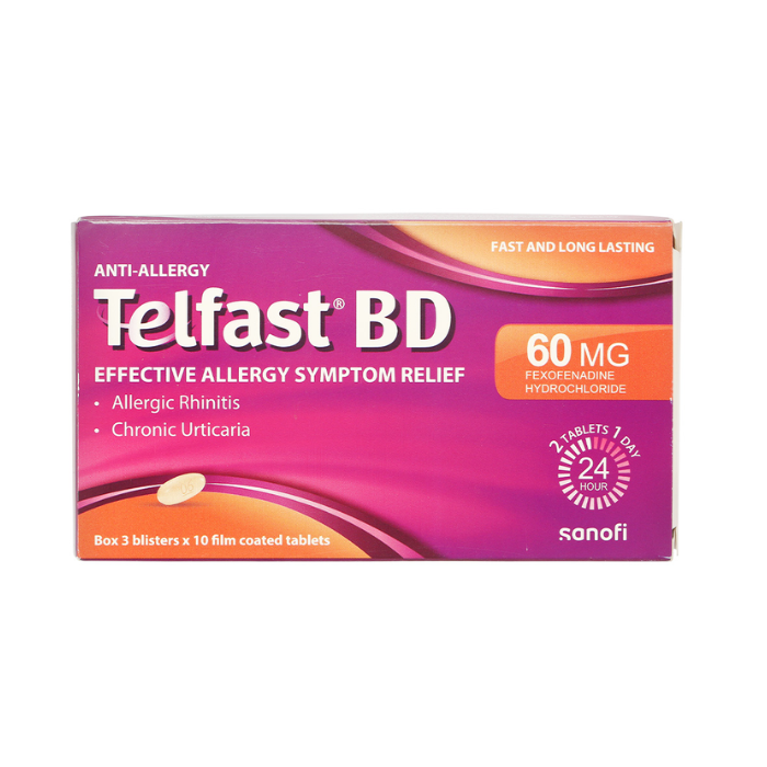 Telfast BD 60mg Sanofi (H/30v)