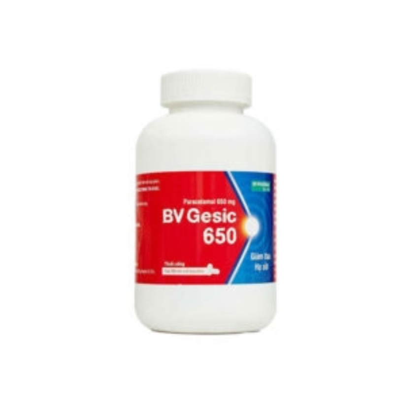 BV gesic 650mg (chai x 500 viên)
