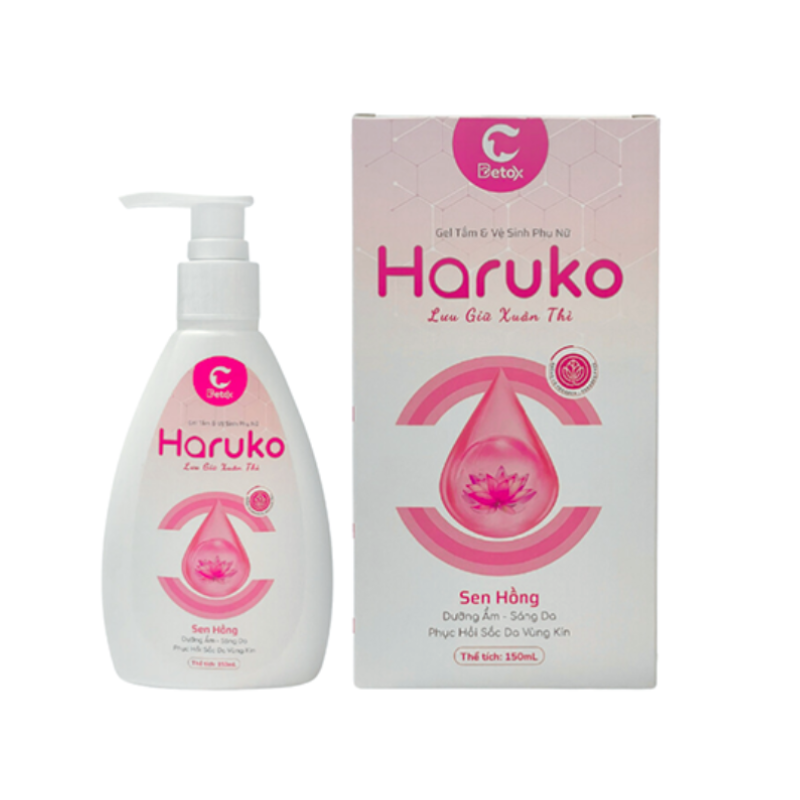Gel tắm & Vệ sinh phụ nữ Haruko Sen Hồng 150ml