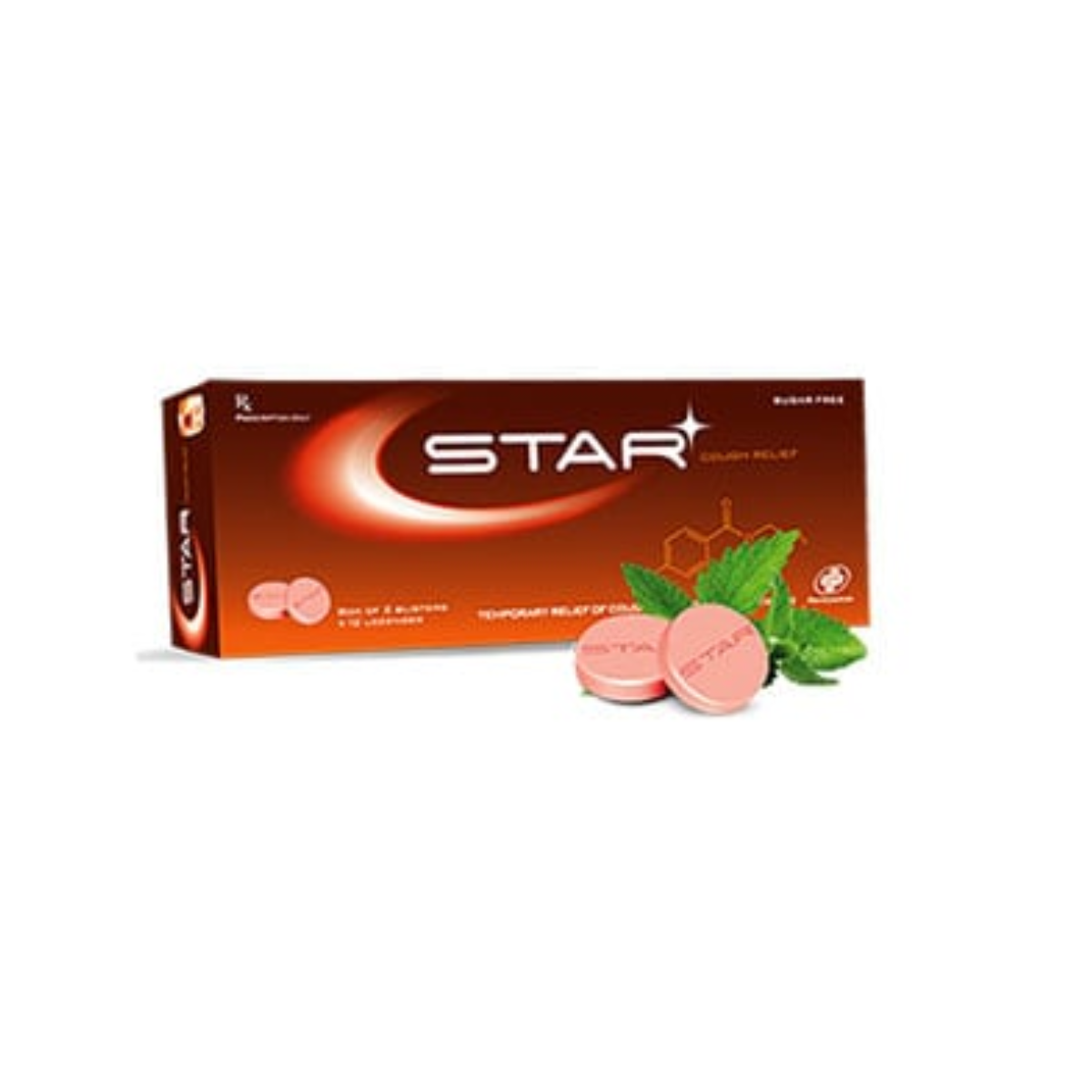 Viên Ngậm Star Cough Relief OPV Nâu (H/24v)