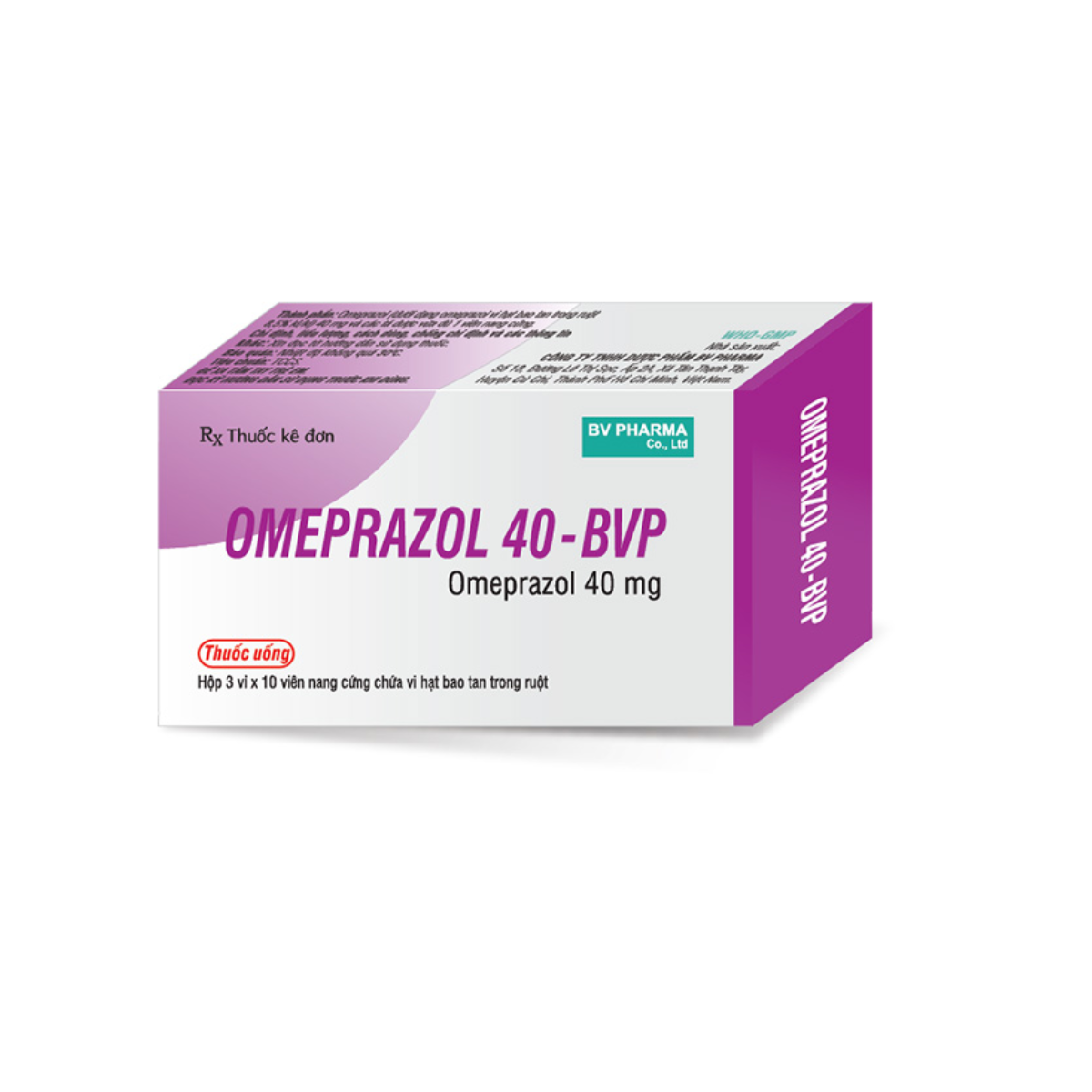 Omeprazol 40 BVP (Hộp 30v)