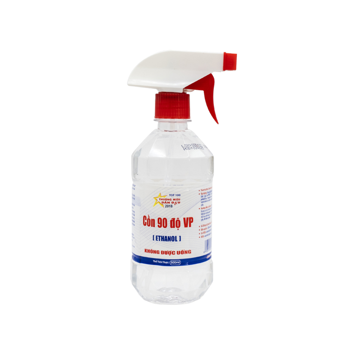 Cồn 90 Độ Vĩnh Phúc Vòi Xịt (C/500ML)