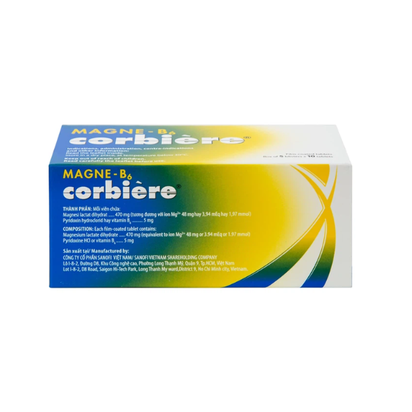 Magne B6 Corbiere Sanofi (H/50V)