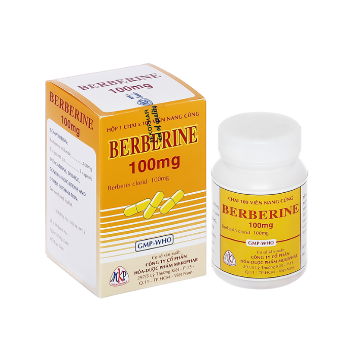 Berberin 100mg Mekophar (C/100V)