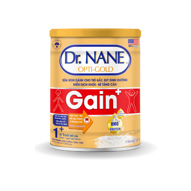 Sữa Dr.Nane Gain 1+ 800gr (trên 1 tuổi)