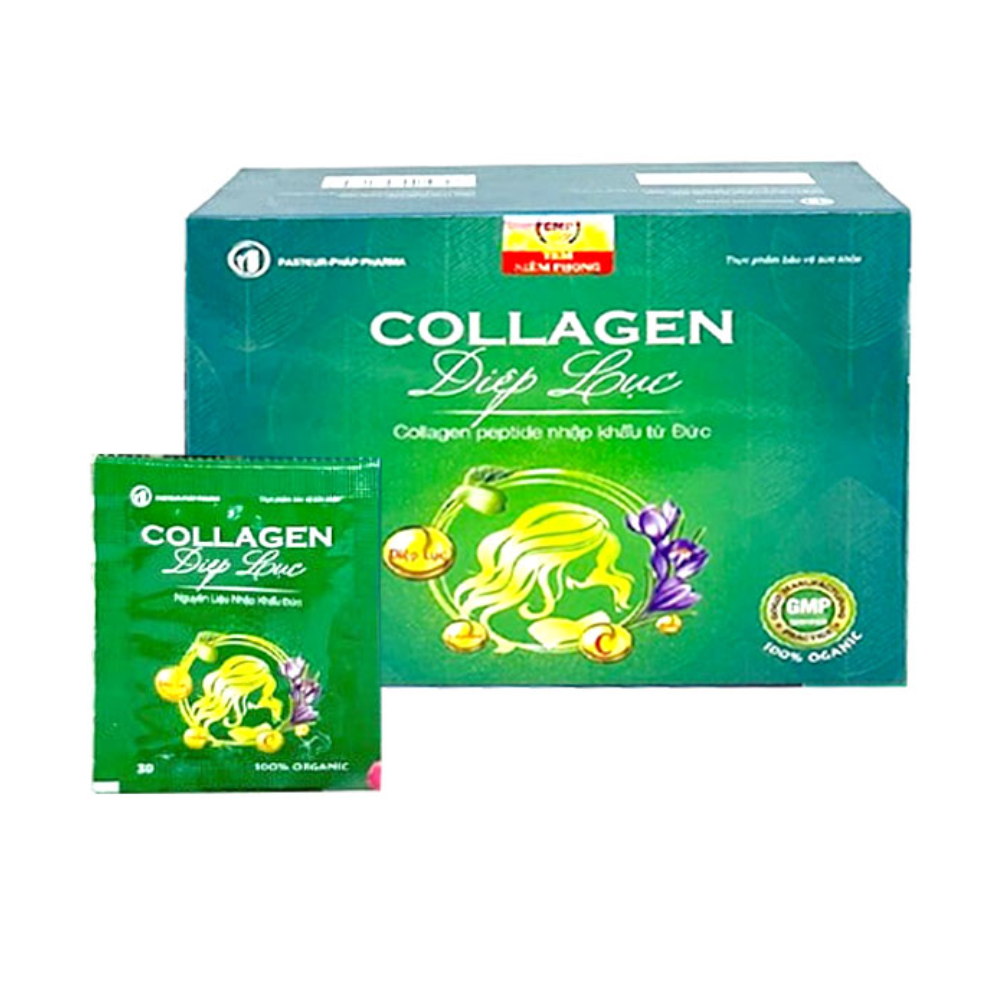 Colagen diệp lục Pasteur (H/30 gói)