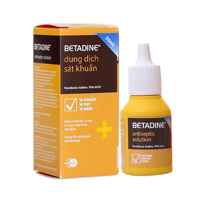 Betadine Antiseptic Solution Sát Khuẩn 10% (C/30ML)