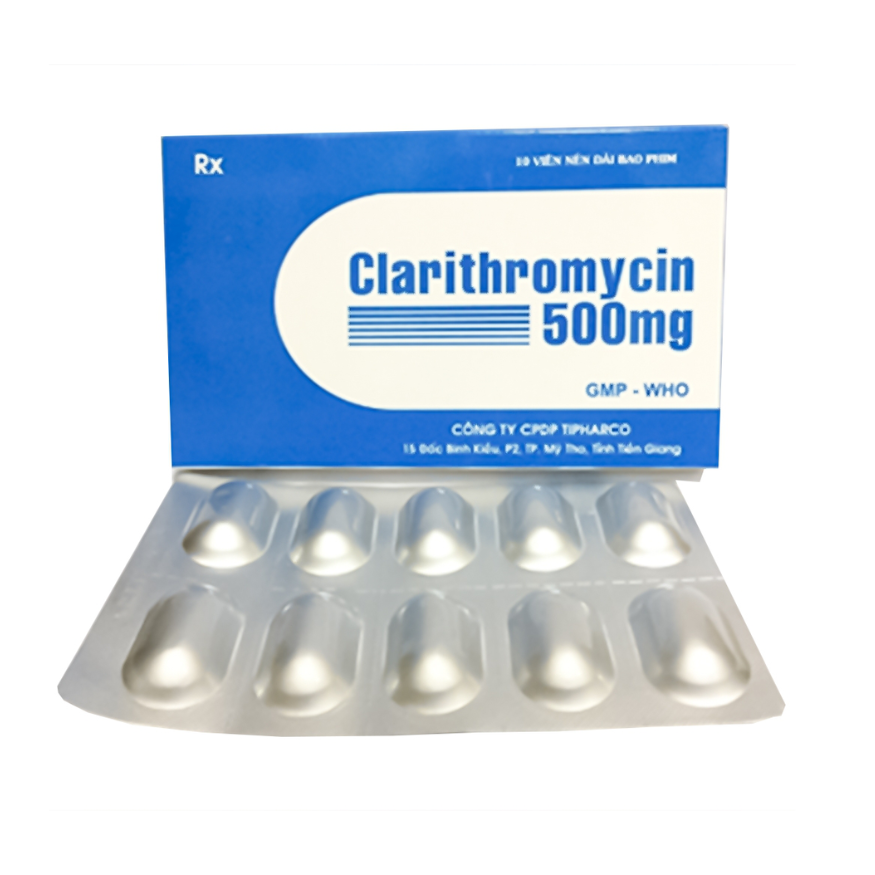 Clarithromycin 500mg Tipharco (H/10V)