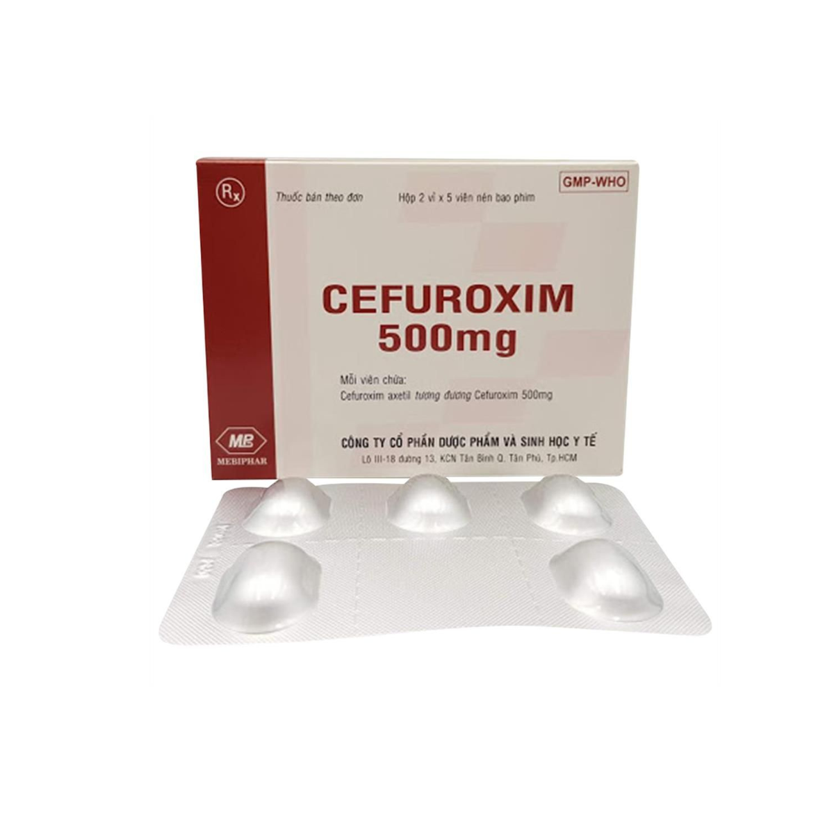 Cefuroxim 500mg Mebiphar (H/20v)